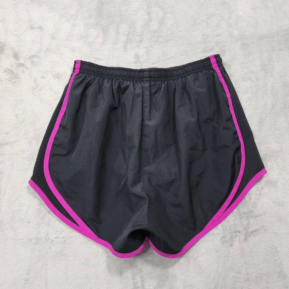 Nike Shorts Womens S Black Pink Dri-FIT Tempo Lined Running Athletic Gym Workout